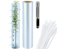 Protectores De Corteza De Árbol, Con 100 Bridas Y Protección Para Plántulas, Protectores De Árboles Para Jardinería,