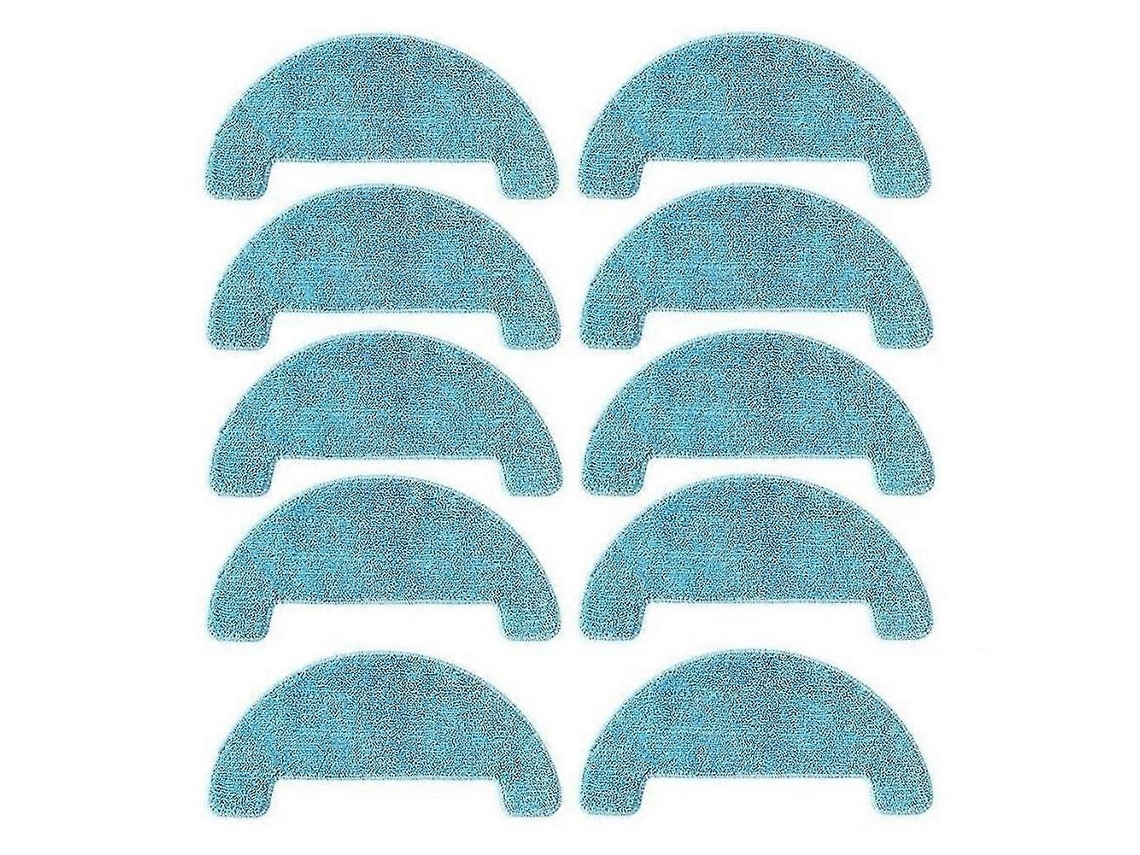 10pcs Mop Pads Replacement Suitable For R750 R500 G800 G850 Robot Vacuum Reusable Microfiber Soft C