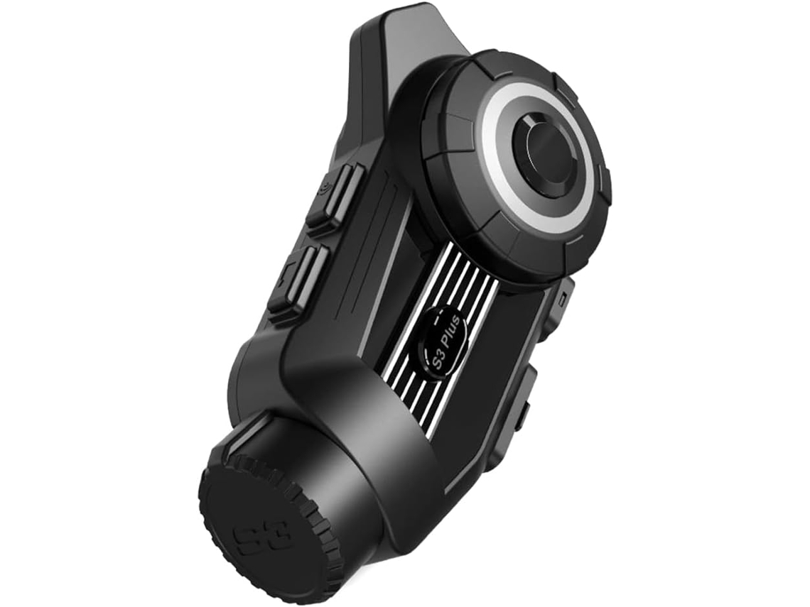 Casco De Motocicleta S3 Plus - Auriculares Con Intercomunicador Bluetooth Y Grabadora De Vídeo Dvr 2k
