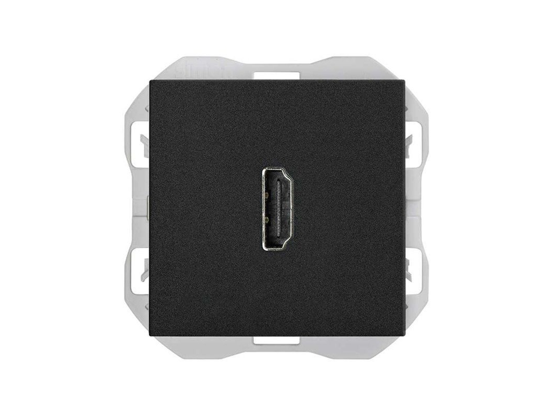 Simon 270 | Conector Hdmi H-h Negro Mate 20000094-098