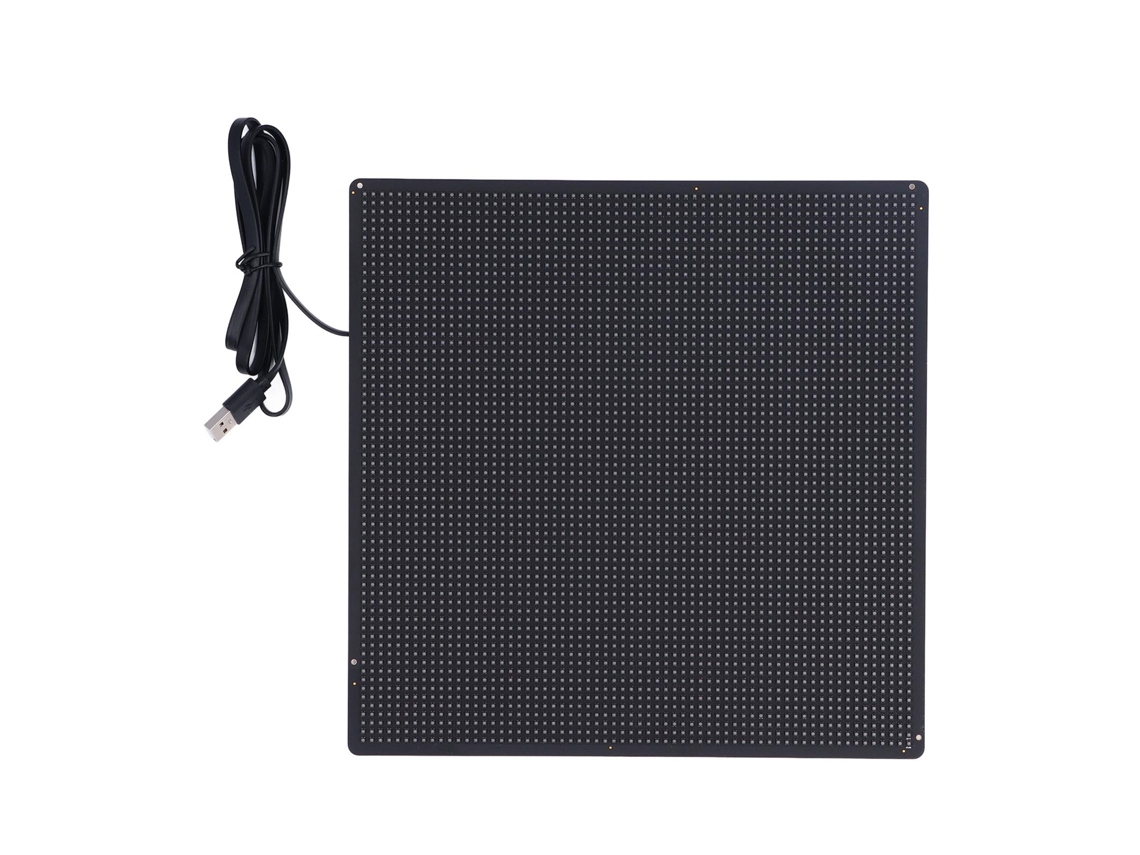 Veloriskku-tela Led Flexível 64x64 Pontos Programável Bt 25x25cm Para Festas Carnavais Reuniões
