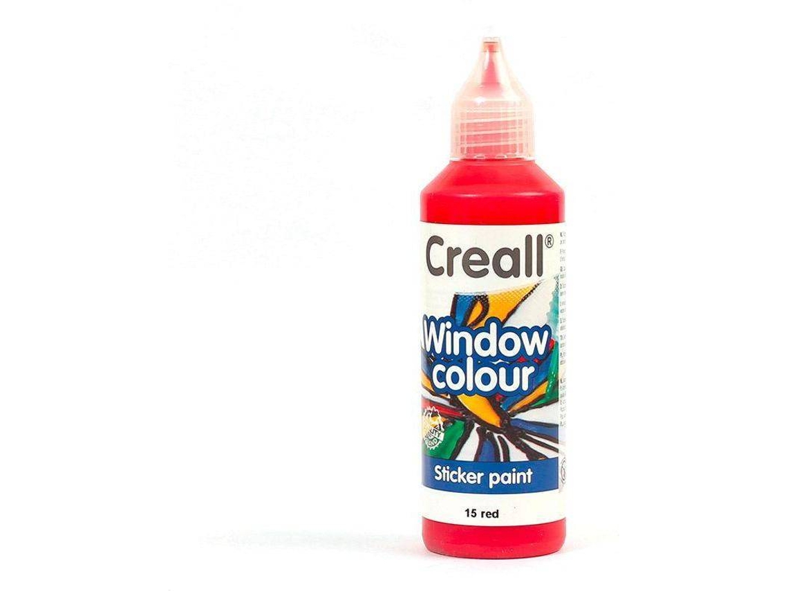 Pintura Reposicionadora para Cristales CREALL (Rojo - 80 ml)