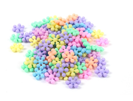 30Pcs - Lot Juguete Educativo Diy de Los Bloques de Construcción de La Flor Del Ciruelo Color Macaron