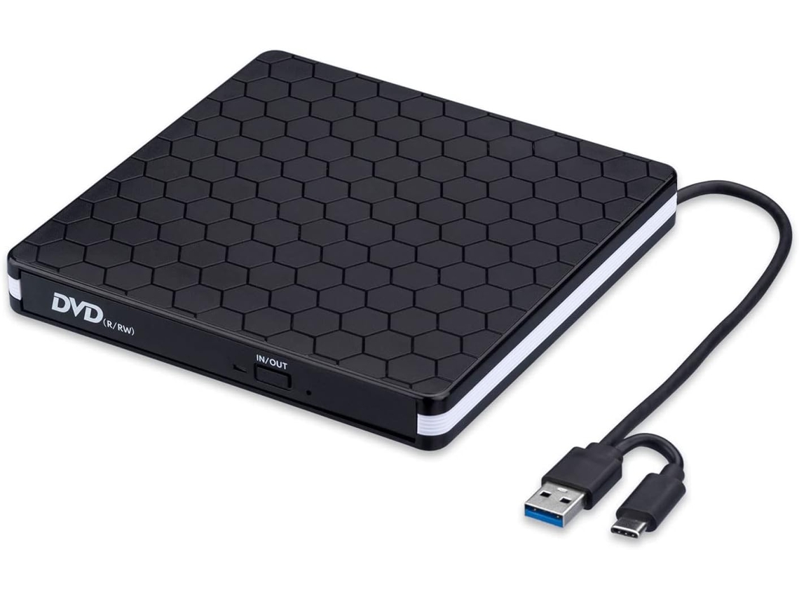 Unidad Externa De Cd/dvd, Usb 30 Tipo C Para Mac, Windows Y Linux, Czhhmart