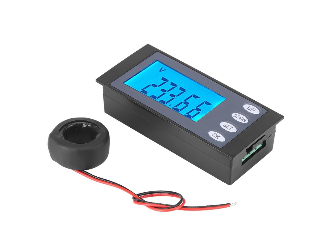 Contador De Panel Digital De Voltaje/corriente Ca 80-260v 100a Con Función De Guardado De Datos
