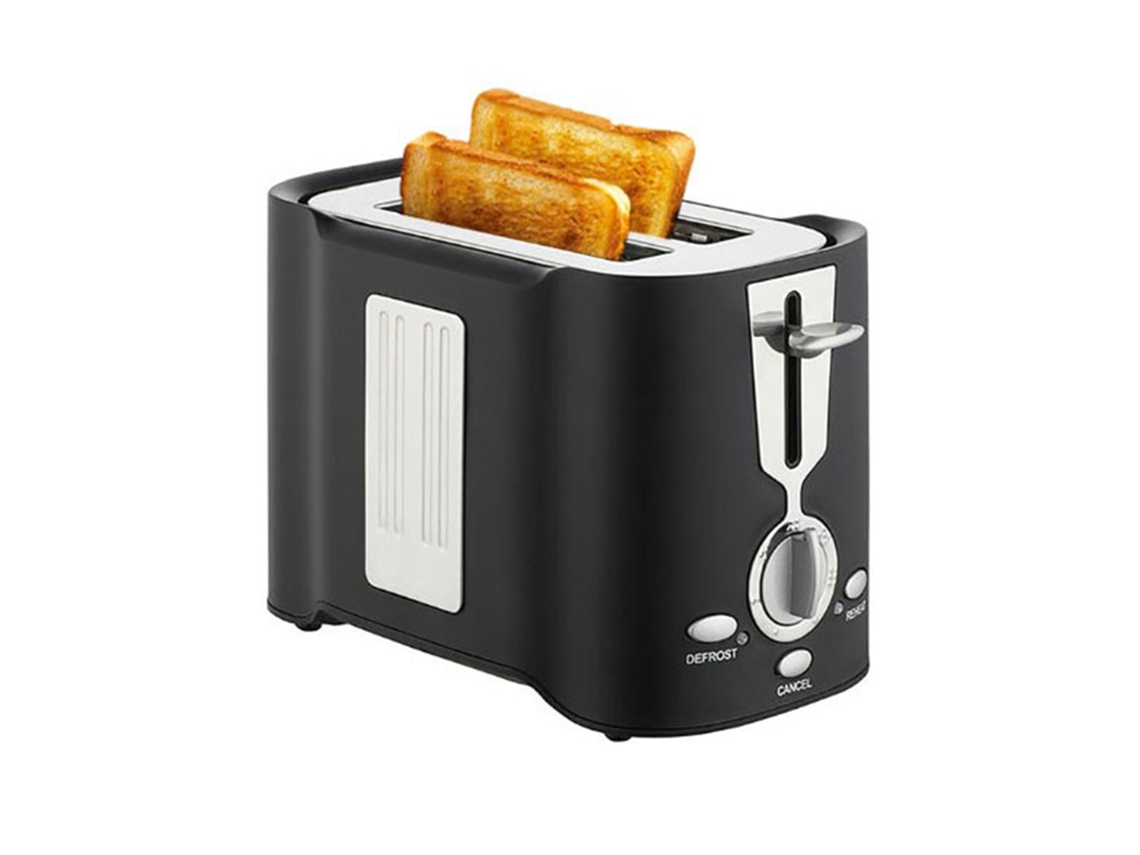 Tostadora multifuncional de 2 rebanadas con bandeja de desayuno extraíble, 800 W, 220-240 V, enchufe UE