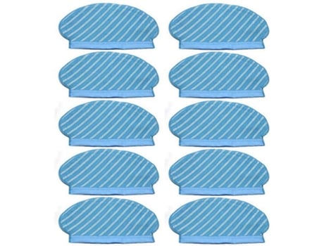 10 peças de esfregão pano de limpeza para ecovacs ozmo950 920 t5