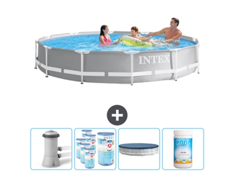 Piscina Tubular INTEX 26712GN-CB87 (6503 L - 366x76cm)