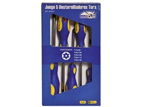 Juego de 5 destornilladores Torx SALVADOR ESCOBA