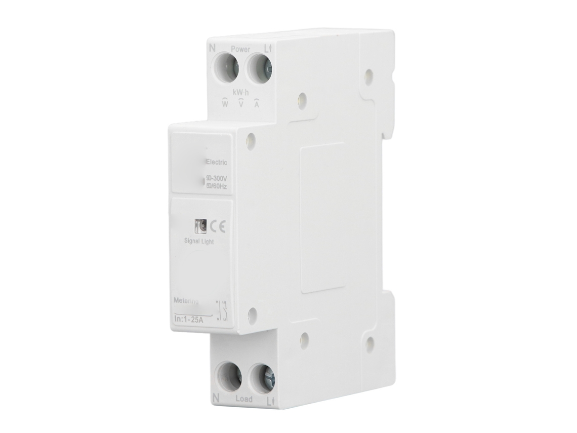 Disyuntor Inteligente Zigbee Con Control Remoto App Y Medidor, Interruptor Din Rail Ac90-300v 25a
