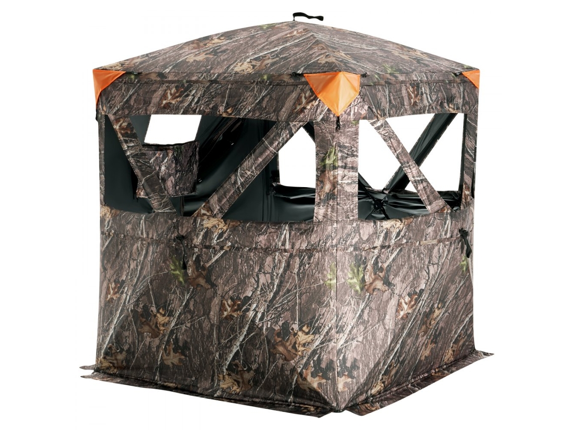 Tienda de caza de camuflaje 270° con ventana silenciosa y bolsa Tekmaquinas
