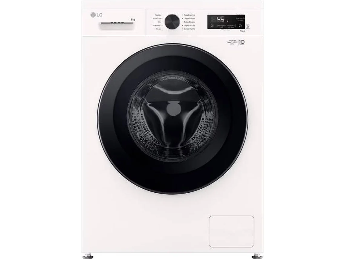 Lavadora LG F4X1008NWK (8 kg - 1400 rpm - Blanco)