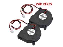 Ventilador De Refrigeración Sin Escobillas 5015 De 50x50x15 Mm, 12 V/24 V, Con Conector De 2 Pines Para Piezas De Impresoras 3d.