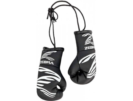 Mini Guantes ZEBRA (Negro - 9 cm)