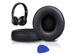 Almohadillas Para Auriculares Beats Solo 2 Y Solo 3 Wireless, De Piel Proteínica Suave, Color Negro.