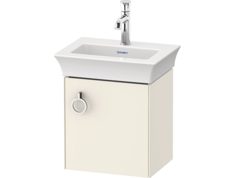 DURAVIT Tulip blanco, mueble de tocador colgado en la pared, ancho 384 x fondo 298mm, con 1x tope de puerta a la derecha, con tirador, WT4250R