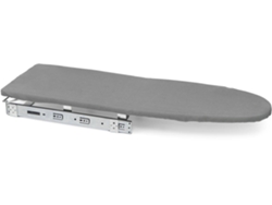 EMUCA Tabla de Planchar Plegable y Extraíble para Muebles Plancha 2- Acero y Madera-