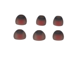 6pcs Pontas De Fones De Ouvido Silicone Cinza Vermelho Para Philips Jaybird X4 X3 X2 X Redução De Ruído Confortáveis