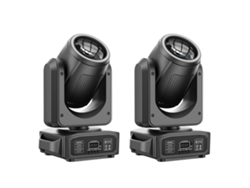 Luz móvil, efectos RGB, control dinámico, negro, enchufe europeo OEM