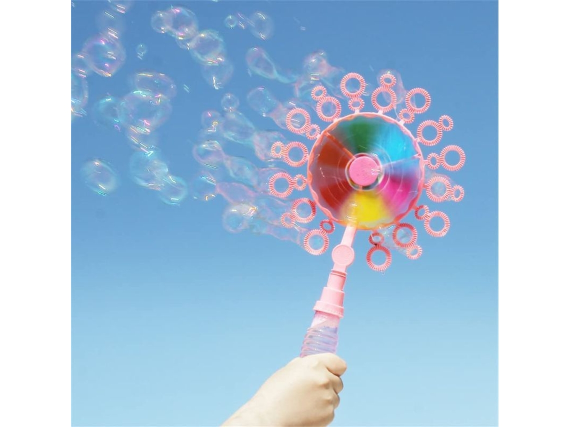 Juego De Varitas Para Hacer Burbujas, Máquina De Burbujas Grande Y Divertida Con Plato, Para Jugar Al Aire Libre, Fiestas De Cumpleaños Y Juegos.