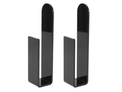 2 soportes acrílicos para gorras, adhesivos para pared y armario