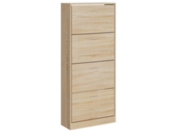 Maison Exclusive - Zapatero Madera Contrachapada Roble Sonoma 63x24x147 Cm