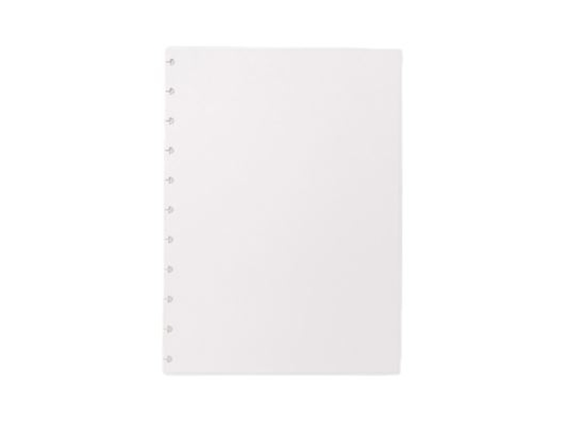 Recarga de folhas lisas a5 para caderno inteligente 50 folhas