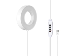 Lámpara LED para plantas de 9 cm, espectro completo para plantas de interior, luz de techo regulable de 10 niveles Jeiibrzui