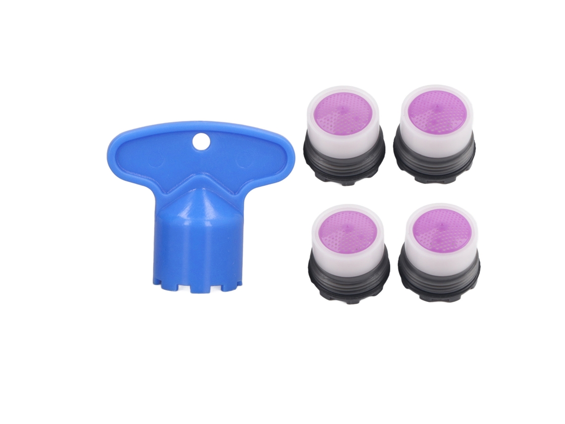 4 aireadores de grifo de fregadero M16,5 mm con limitador de caudal de 1,2 gpm con burbujeo