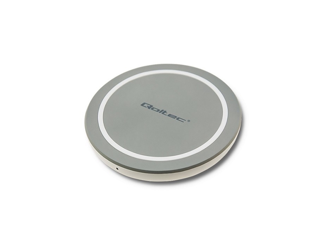 51840 Cargador de dispositivo móvil gris para automóvil Qoltec