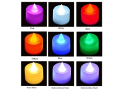 Lámpara Electrónica Led Sin Llama Con Forma De Vela Para Decorar Fiestas, Cumpleaños, Bodas Y Navidad.