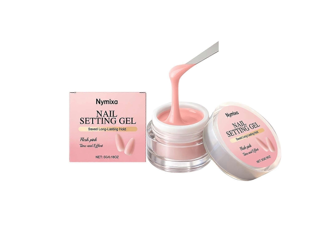 Gel rígido semihemaglutinante para fortalecer y esculpir las uñas, color nude, curado con lámpara UV/LED, para extensiones y reparación de uñas GOKOCO.