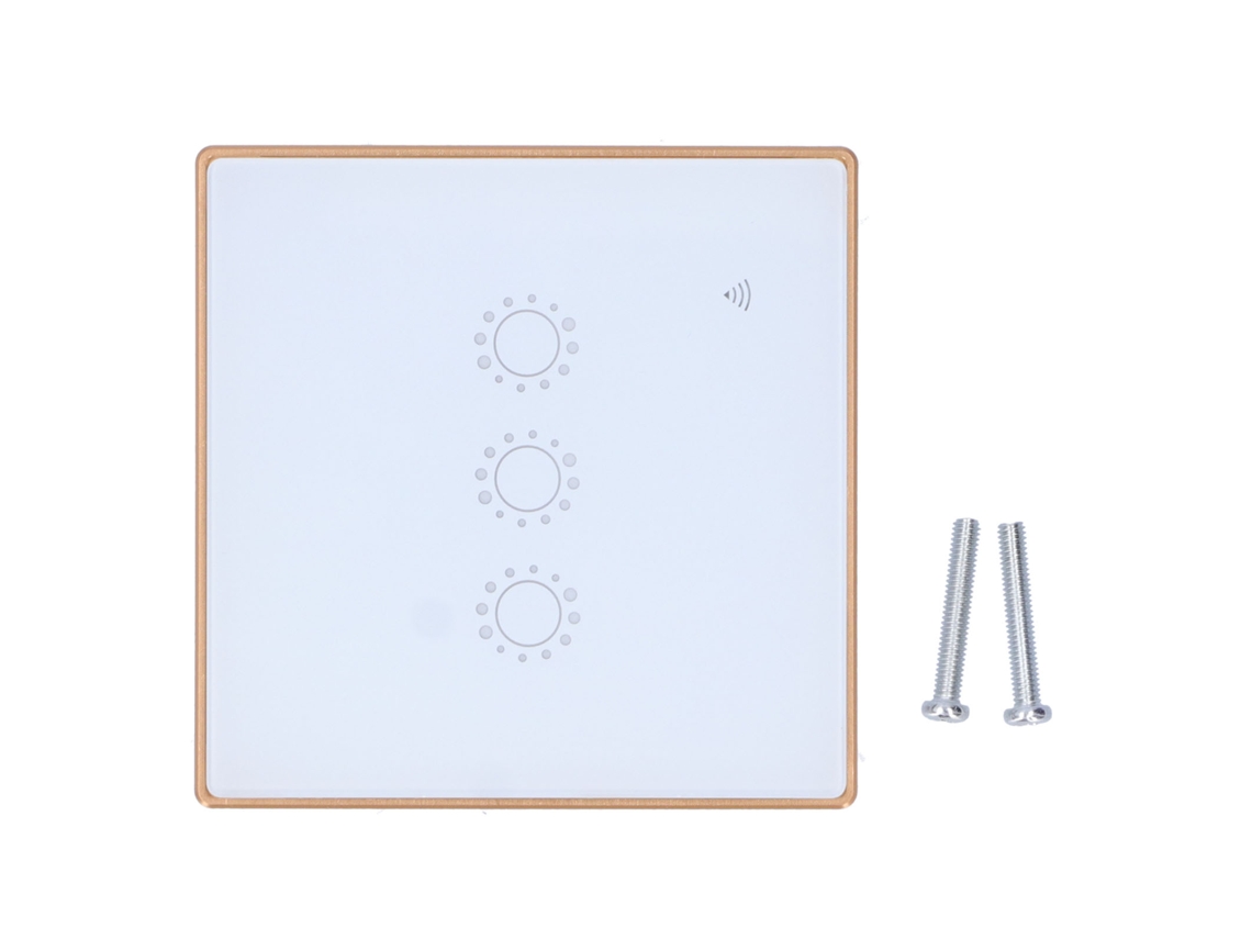 Control remoto inalámbrico táctil Wifi con interruptor de distribución de energía inteligente de 2200 W con botones e indicadores