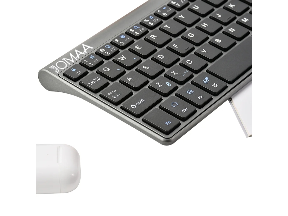 Mini Teclado Bluetooth 2.4g Con Panel Táctil, Portátil Y Ligero