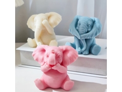 Molde de silicona de elefante Vayotoy para manualidades