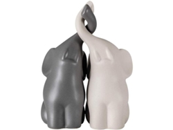 Figura De Elefante De Cerámica En Miniatura, Pareja Magnética, Decoración De Mesa, Regalo Para Parejas