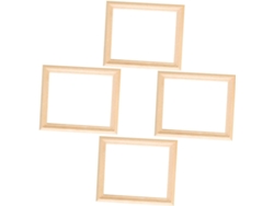 Juego De 4 Marcos De Fotos Para Casa De Muñecas, Marcos De Fotos Diy Para Decoración En Miniatura, Marcos Hechos A Mano