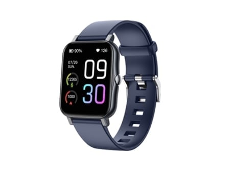 Smartwatch 1 Pantalla completa de 7 pulgadas 100 modos deportivos Duración de la batería de 25 días Azul AUJEZON