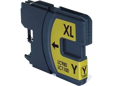 Cartucho para Brother LC980 / LC985 / LC1100 Amarillo
