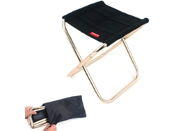 HYMNORA Bolsa de transporte incluida para un almacenamiento compacto, tela Oxford duradera con taburete de camping ligero, taburete plegable portátil fácil de