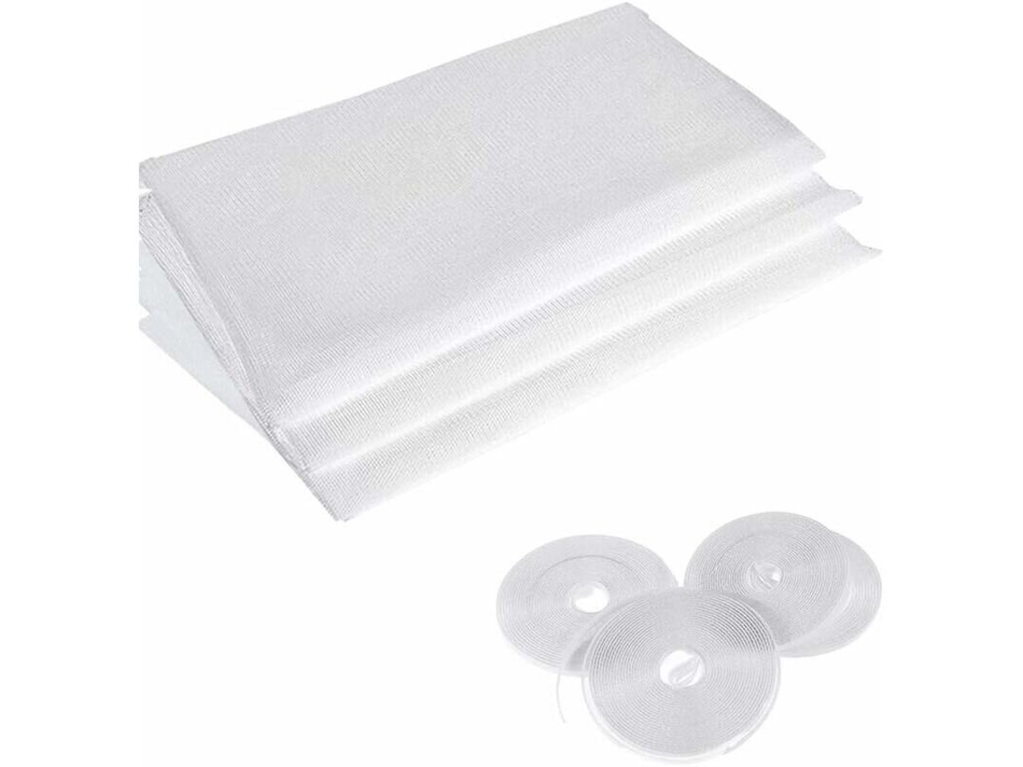 Mosquitera De Malla Para Ventana, Autoadhesiva, 1,3 X 1,5 M, Paquete De 4 Unidades, Blanca