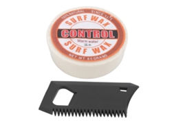 Rebe-cera Antideslizante Portátil Para Surf Y Skateboard Con Peine De Cera Accesorio De Tabla De Surf (agua Tibia)