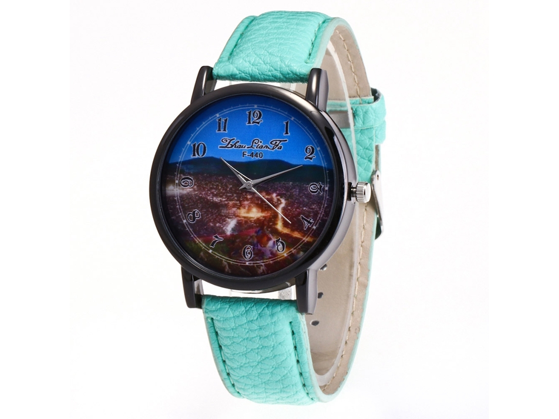 Reloj De Cuarzo Elegante Y Moderno Unisex Para Uso Casual Regalo (verde Menta)
