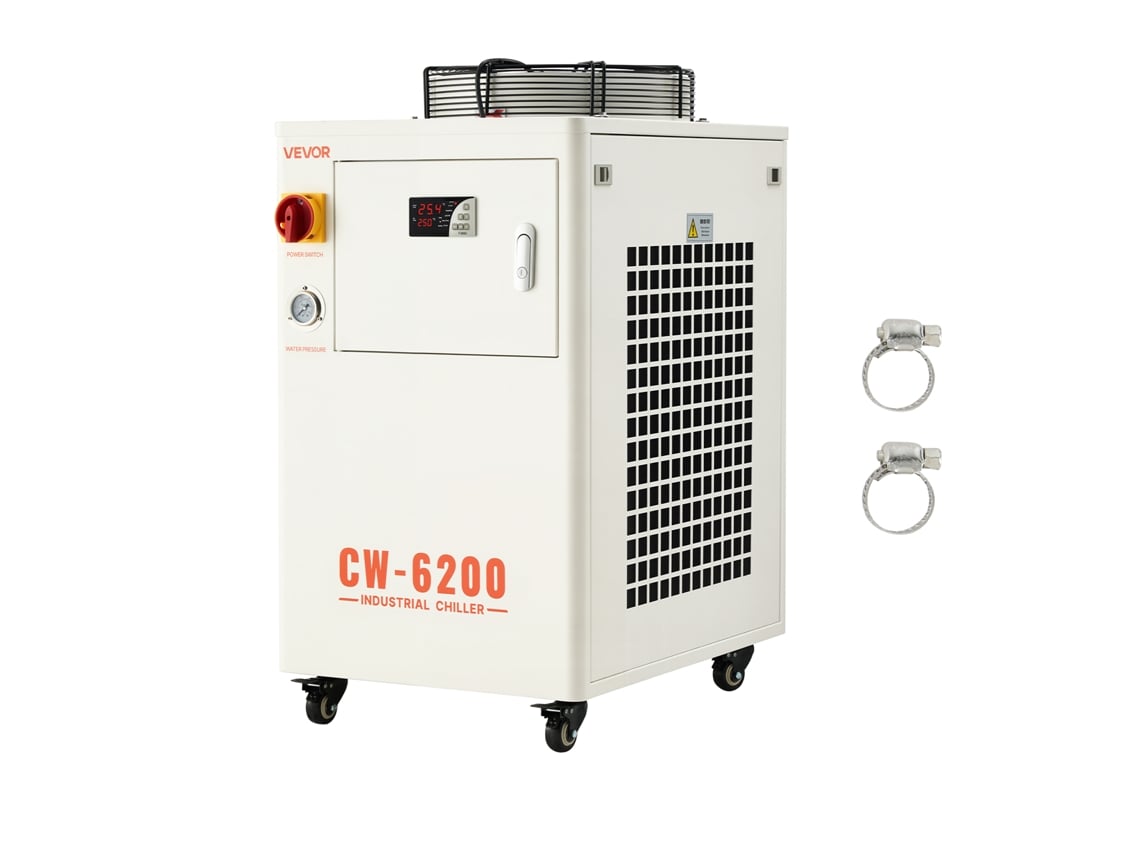 Enfriador de agua industrial Vevor de 17 060 Btu/h con compresor de caudal de 18,5 Gpm