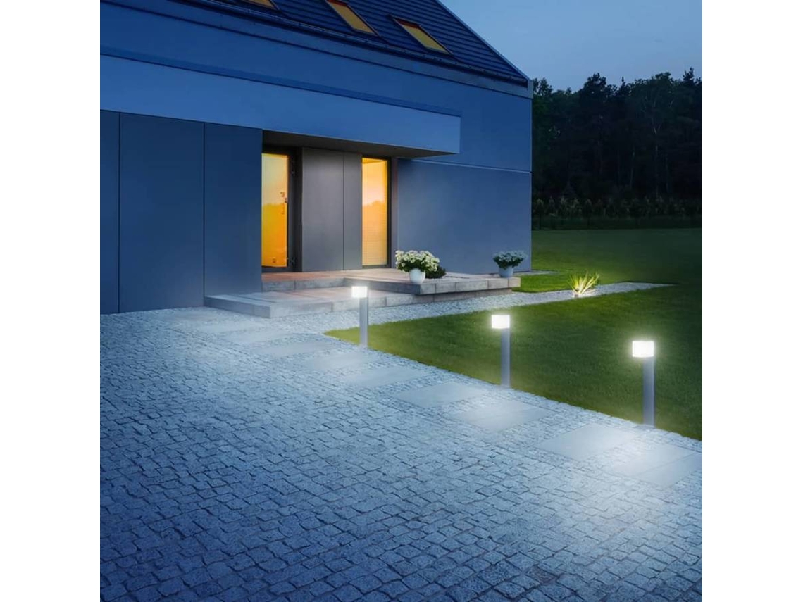 Steinel Bolardo de jardín sensor GL 80 LED IHF CUBO antracita 055479