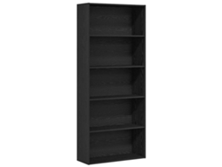 Maison Exclusive - Librería De Roble Negro De 80x30x189 Cm, Fabricada En Madera De Ingeniería