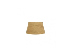 Pantalla Salma E27 Madera Clara 25dx20dx15h Conica
