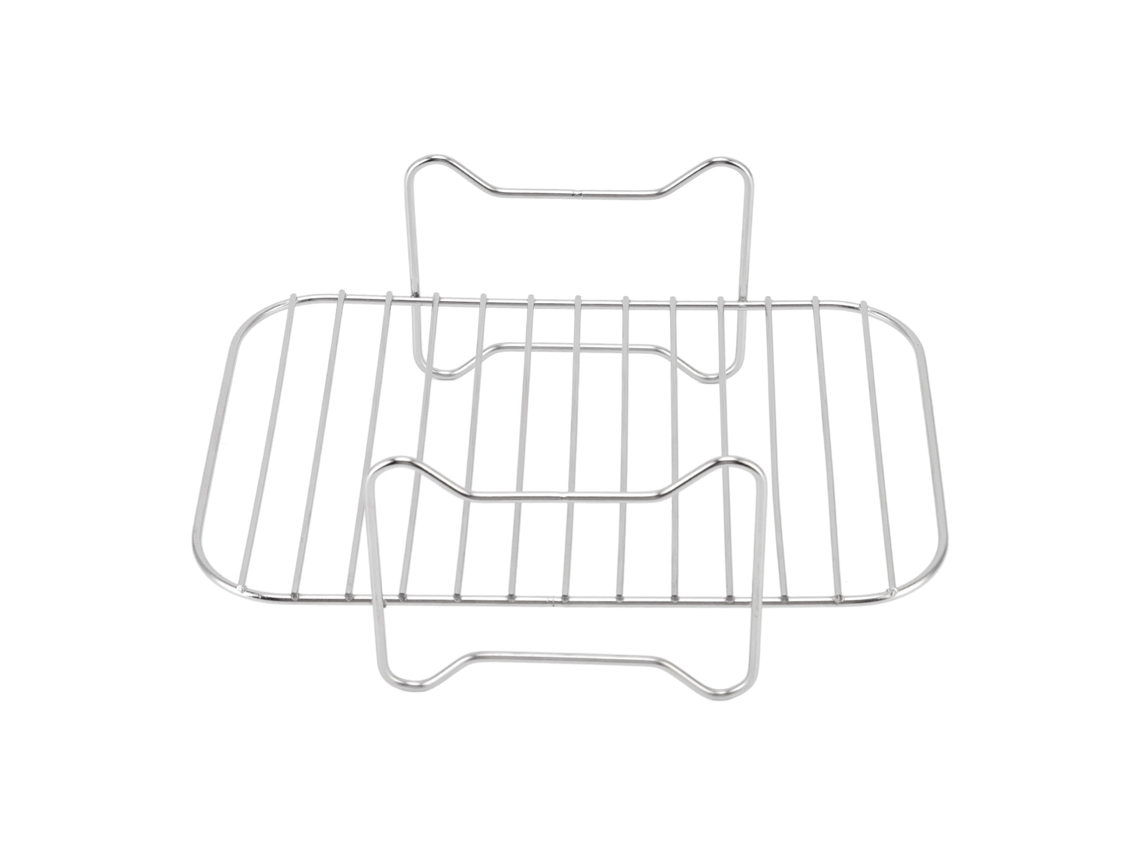Estante de acero inoxidable para sartén, accesorio multiusos para barbacoa KL80 VE911 Liven Dootoo | Sin marca