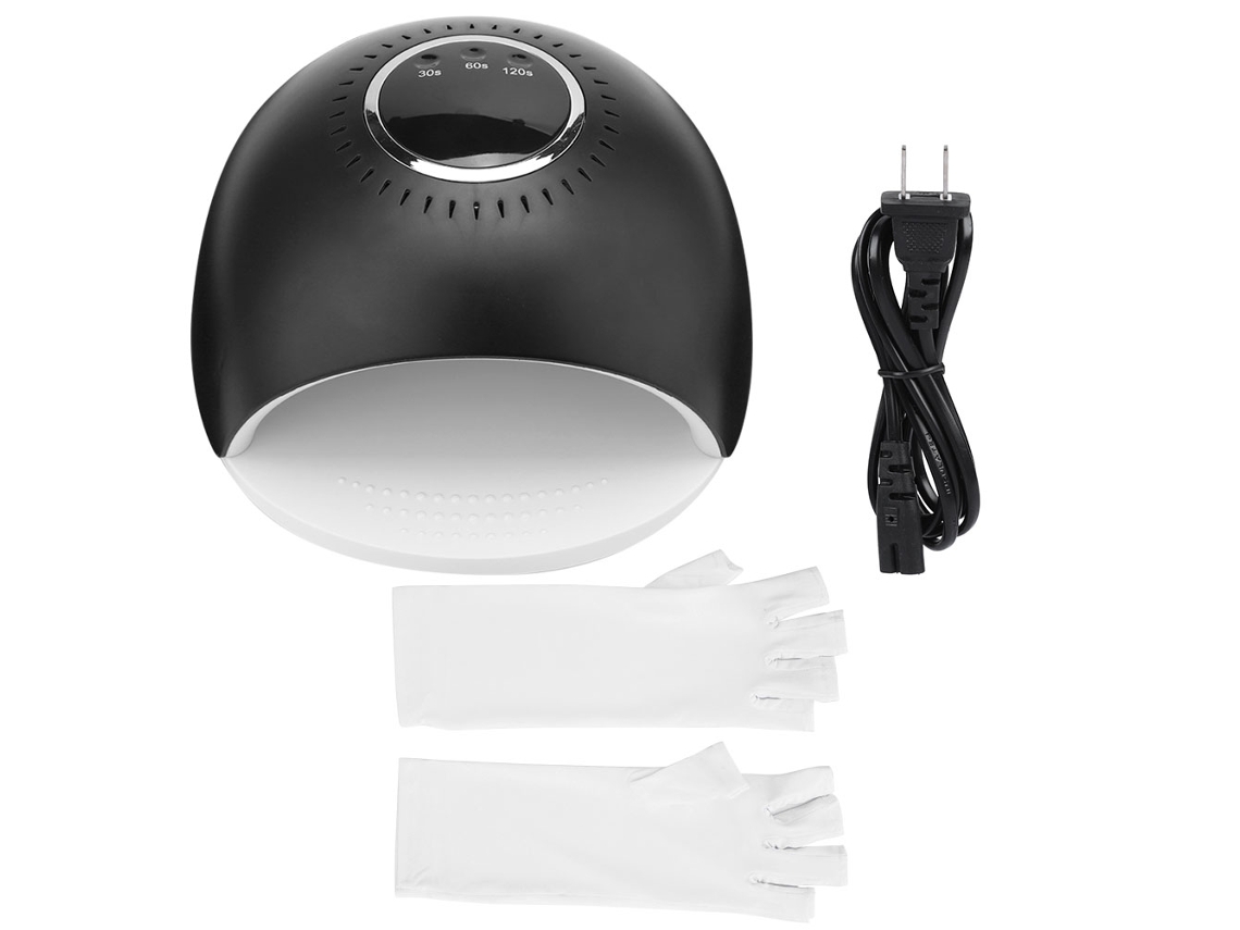 Lâmpada Uv Led De 84w Para Unhas Ferramenta De Manicure Secador De Esmalte Com Luvas