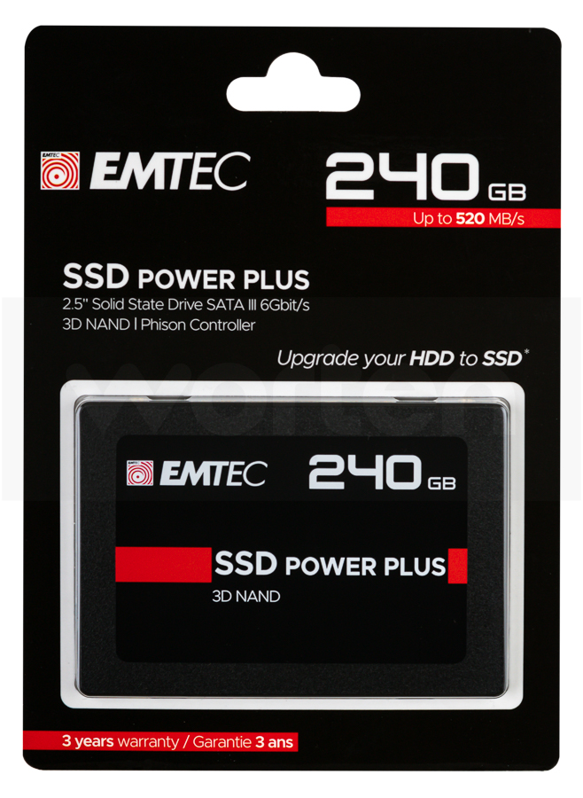 Disco SSD Interno EMTEC X150 240 GB (240 GB - SATA - 520 MB/s)